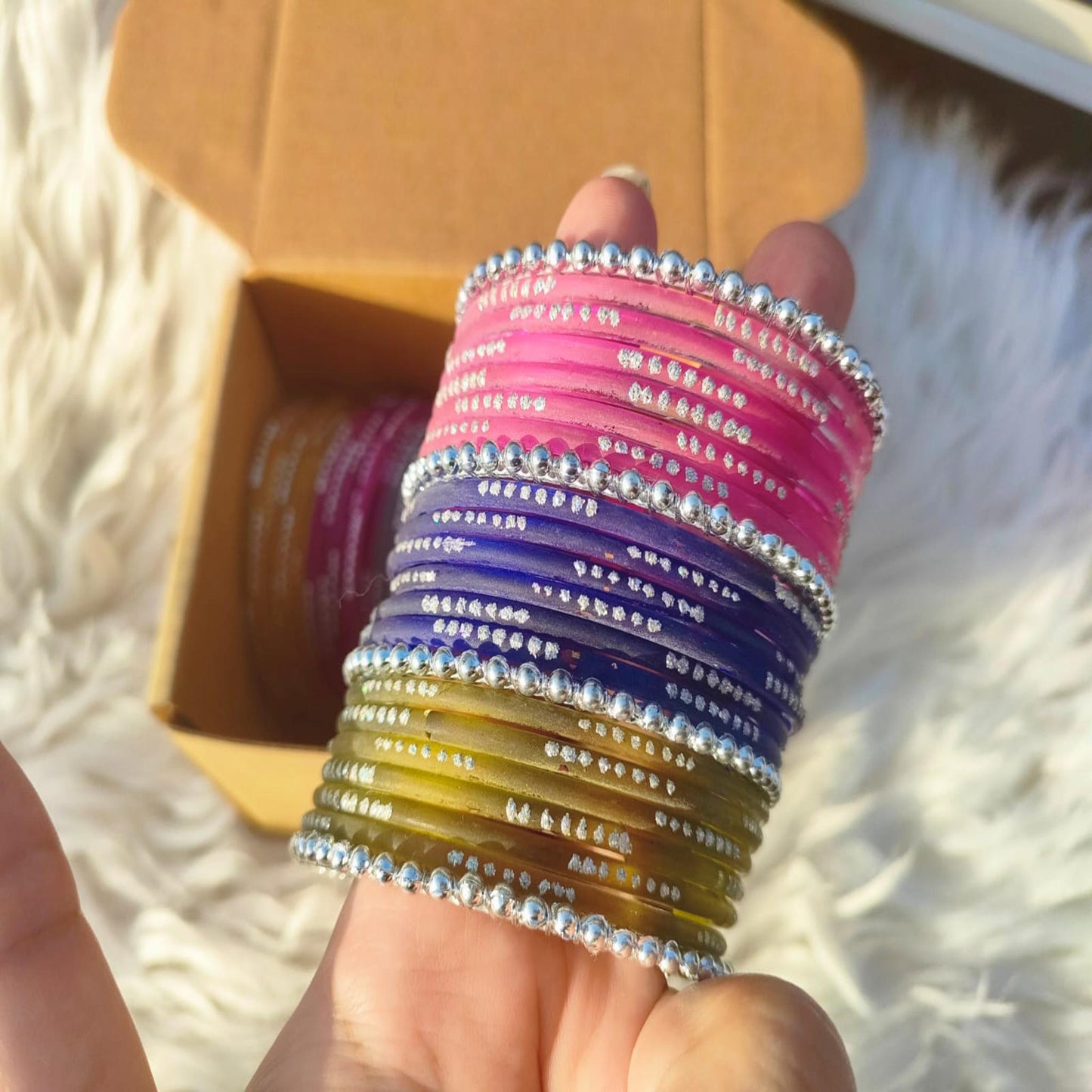 Multicolor Bangles Box