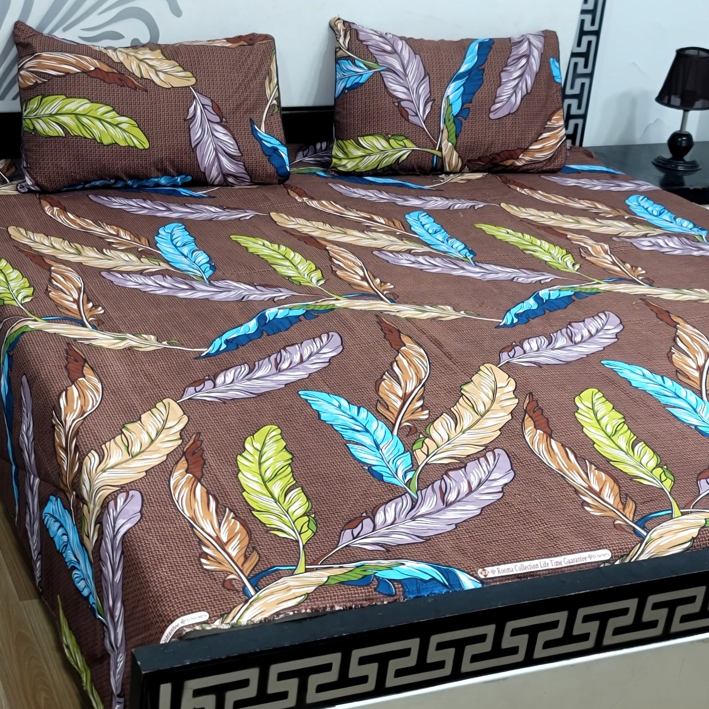 3D Pure Crystal Cotton Bedsheet