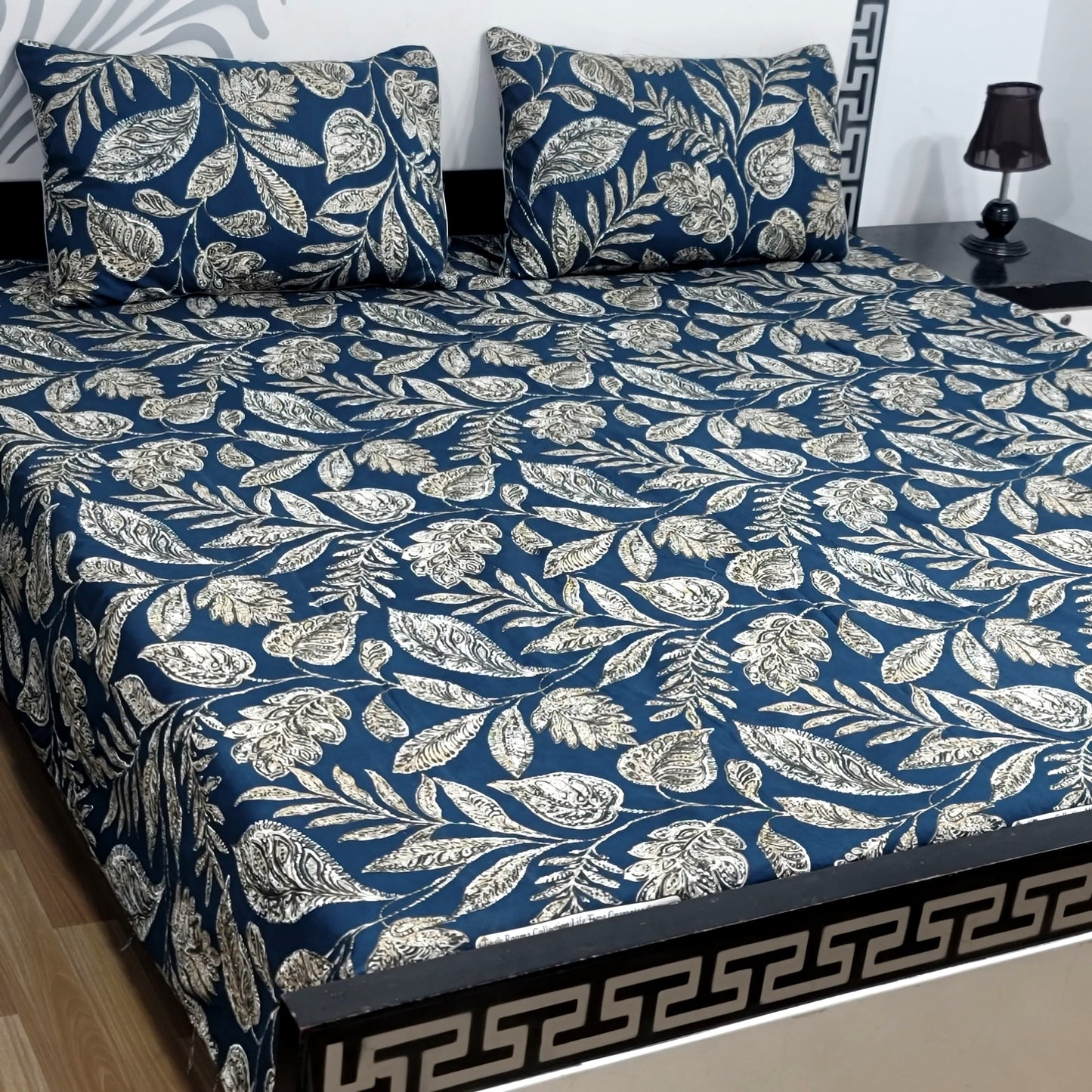 3D Pure Crystal Cotton Bedsheet