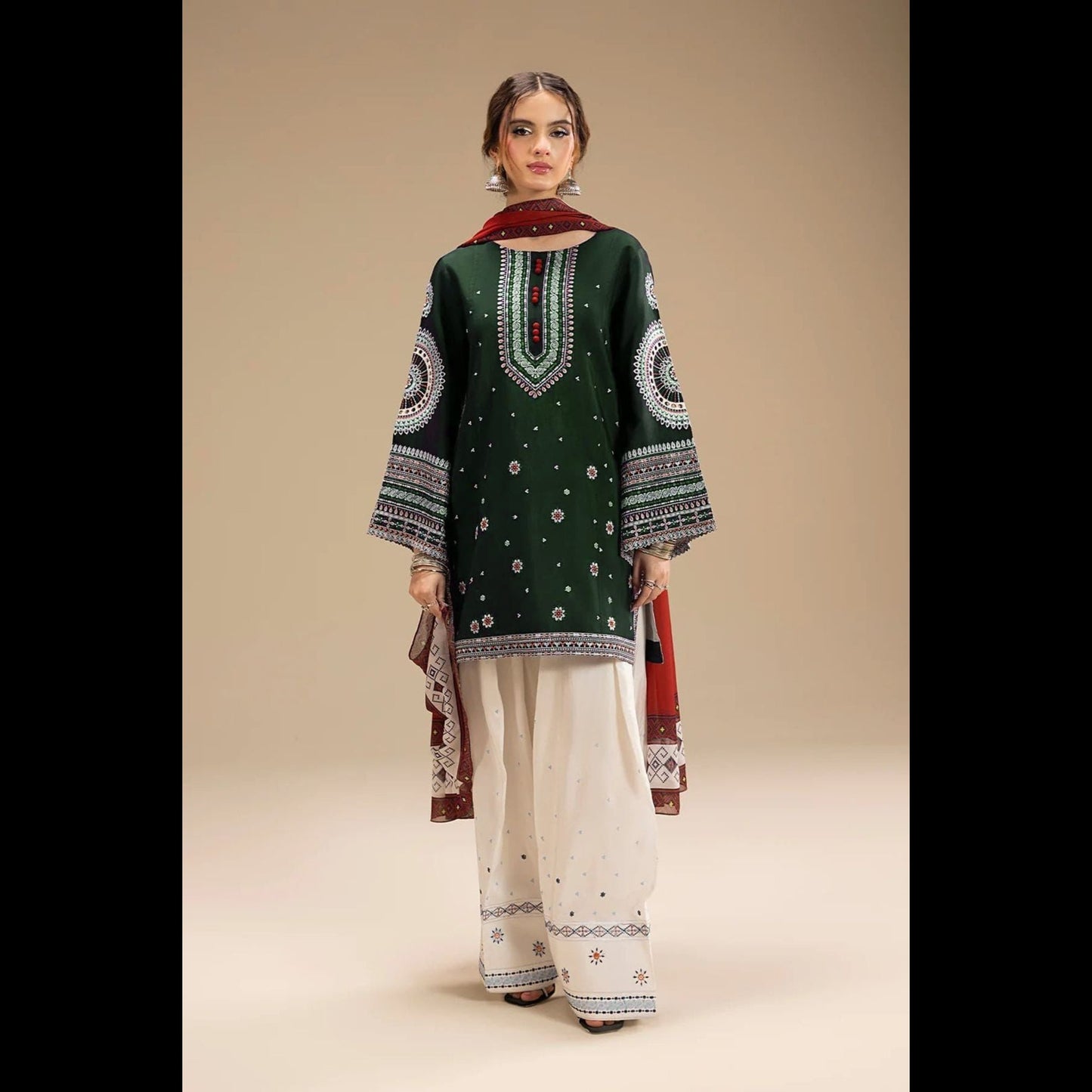 3pc Embroidered Lawn