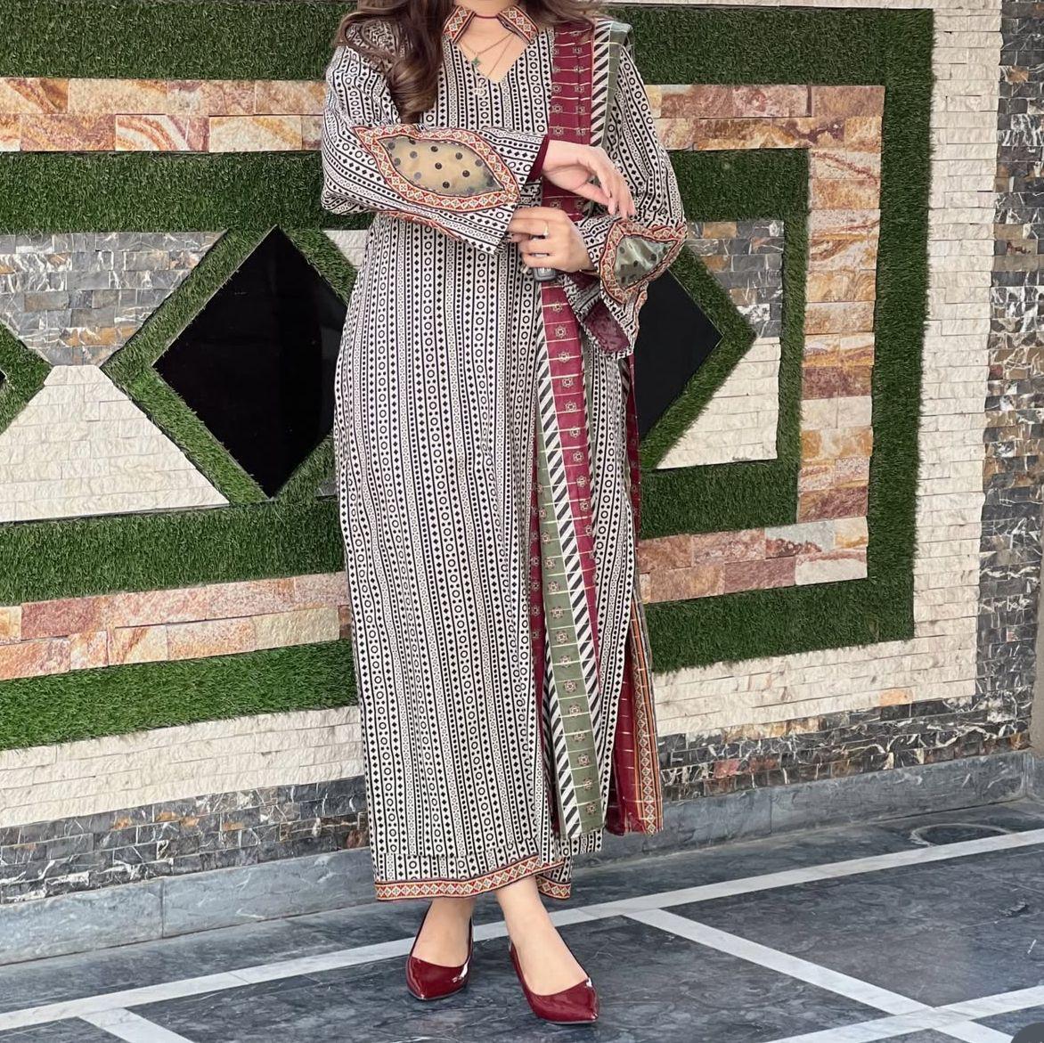 3-Piece Unstitched Lawn Suit