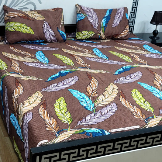 3D Pure Crystal Cotton Bedsheet