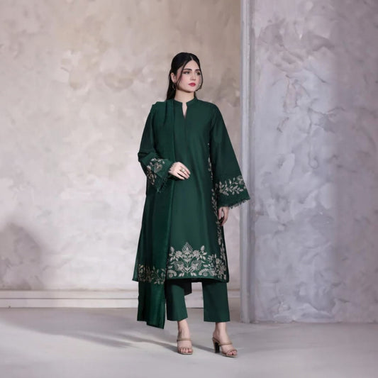 3-Piece Embroidered Lawn Unstitched Suit